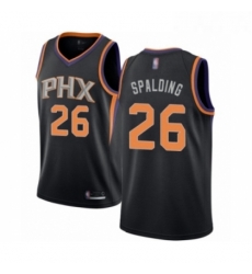 Womens Phoenix Suns 26 Ray Spalding Swingman Black Basketball Jersey Statement Edition 