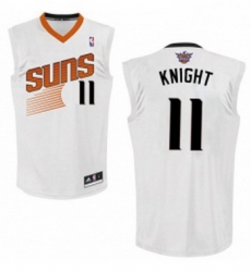 Youth Adidas Phoenix Suns 11 Brandon Knight Swingman White Home NBA Jersey