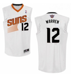 Youth Adidas Phoenix Suns 12 TJ Warren Authentic White Home NBA Jersey