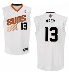 Youth Adidas Phoenix Suns 13 Steve Nash Swingman White Home NBA Jersey