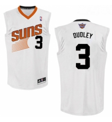 Youth Adidas Phoenix Suns 3 Jared Dudley Authentic White Home NBA Jersey