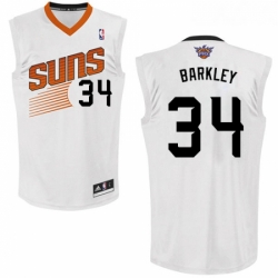 Youth Adidas Phoenix Suns 34 Charles Barkley Swingman White Home NBA Jersey
