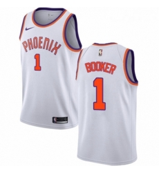 Youth Nike Phoenix Suns 1 Devin Booker Authentic NBA Jersey Association Edition