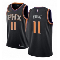 Youth Nike Phoenix Suns 11 Brandon Knight Swingman Black Alternate NBA Jersey Statement Edition