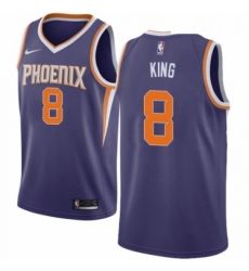 Youth Nike Phoenix Suns 8 George King Swingman Purple NBA Jersey Icon Edition 
