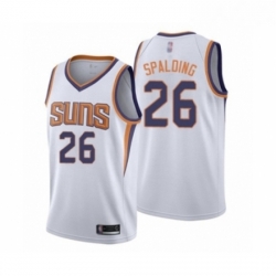 Youth Phoenix Suns 26 Ray Spalding Swingman White Basketball Jersey Association Edition 