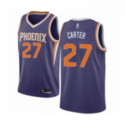 Youth Phoenix Suns 27 Jevon Carter Swingman Purple Basketball Jersey Icon Edition 