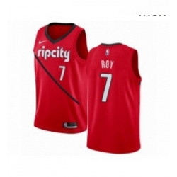 Mens Nike Portland Trail Blazers 7 Brandon Roy Red Swingman Jersey Earned Edition