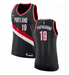 Womens Nike Portland Trail Blazers 19 Georgios Papagiannis Swingman Black NBA Jersey Icon Edition 