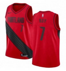 Womens Nike Portland Trail Blazers 7 Brandon Roy Authentic Red Alternate NBA Jersey Statement Edition