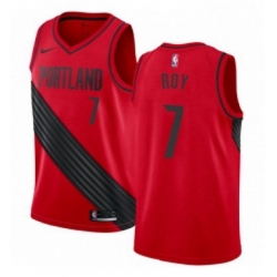 Womens Nike Portland Trail Blazers 7 Brandon Roy Authentic Red Alternate NBA Jersey Statement Edition