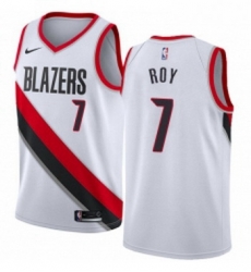 Womens Nike Portland Trail Blazers 7 Brandon Roy Authentic White Home NBA Jersey Association Edition