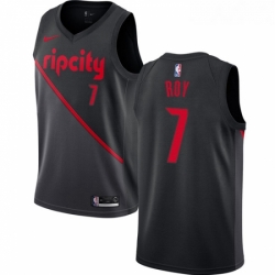 Womens Nike Portland Trail Blazers 7 Brandon Roy Swingman Black NBA Jersey 2018 19 City Edition