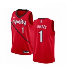 Youth Nike Portland Trail Blazers 1 Evan Turner Red Swingman Jersey Earned Edition