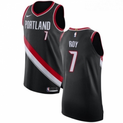 Youth Nike Portland Trail Blazers 7 Brandon Roy Authentic Black Road NBA Jersey Icon Edition
