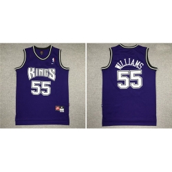 Kings 55 Jason Williams Purple Nike Swingman Jersey
