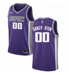 Mens Nike Sacramento Kings 0 Willie Cauley Stein Swingman Purple Road NBA Jersey Icon Edition 