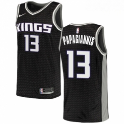 Mens Nike Sacramento Kings 13 Georgios Papagiannis Authentic Black NBA Jersey Statement Edition