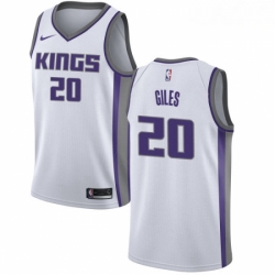 Mens Nike Sacramento Kings 20 Harry Giles Authentic White NBA Jersey Association Edition 