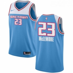 Mens Nike Sacramento Kings 23 Ben McLemore Swingman Blue NBA Jersey 2018 19 City Edition 
