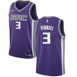 Mens Nike Sacramento Kings 3 Yogi Ferrell Swingman Purple NBA Jersey Icon Edition 