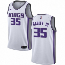 Mens Nike Sacramento Kings 35 Marvin Bagley III Swingman White NBA Jersey Association Edition 