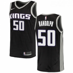 Mens Nike Sacramento Kings 50 Zach Randolph Swingman Black NBA Jersey Statement Edition 