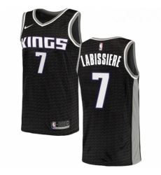 Mens Nike Sacramento Kings 7 Skal Labissiere Authentic Black NBA Jersey Statement Edition 