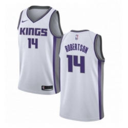 Womens Nike Sacramento Kings 14 Oscar Robertson Authentic White NBA Jersey Association Edition