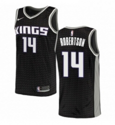Womens Nike Sacramento Kings 14 Oscar Robertson Swingman Black NBA Jersey Statement Edition