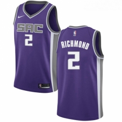 Womens Nike Sacramento Kings 2 Mitch Richmond Authentic Purple Road NBA Jersey Icon Edition