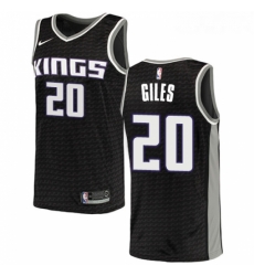 Womens Nike Sacramento Kings 20 Harry Giles Swingman Black NBA Jersey Statement Edition 