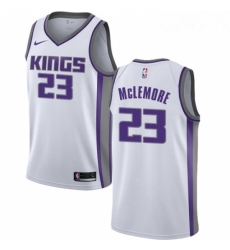 Womens Nike Sacramento Kings 23 Ben McLemore Swingman White NBA Jersey Association Edition 