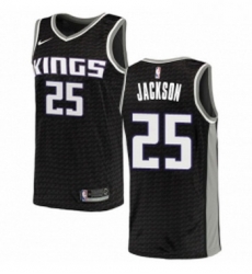 Womens Nike Sacramento Kings 25 Justin Jackson Swingman Black NBA Jersey Statement Edition 