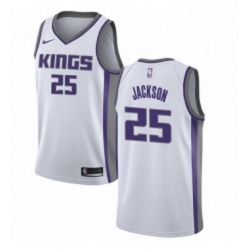 Womens Nike Sacramento Kings 25 Justin Jackson Swingman White NBA Jersey Association Edition 