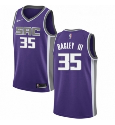 Womens Nike Sacramento Kings 35 Marvin Bagley III Authentic Purple NBA Jersey Icon Edition 