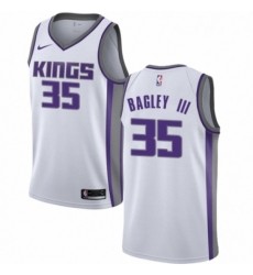 Womens Nike Sacramento Kings 35 Marvin Bagley III Authentic White NBA Jersey Association Edition 