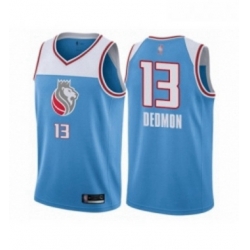 Womens Sacramento Kings 13 Dewayne Dedmon Swingman Blue Basketball Jersey City Edition 