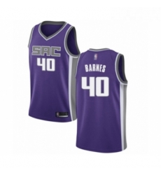 Womens Sacramento Kings 40 Harrison Barnes Swingman Purple Basketball Jersey Icon Edition 