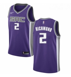 Youth Nike Sacramento Kings 2 Mitch Richmond Authentic Purple Road NBA Jersey Icon Edition