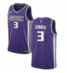 Youth Nike Sacramento Kings 3 Yogi Ferrell Swingman Purple NBA Jersey Icon Edition 