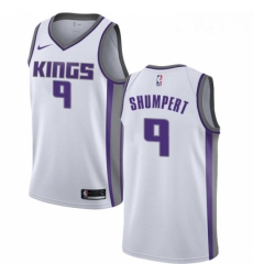 Youth Nike Sacramento Kings 9 Iman Shumpert Authentic White NBA Jersey Association Edition 