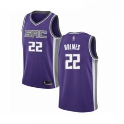 Youth Sacramento Kings 22 Richaun Holmes Swingman Purple Basketball Jersey Icon Edition 