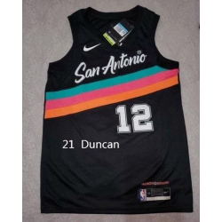 Men Tim Duncan 21 2020 City Edition Jersey