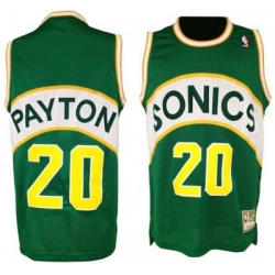Seattle SuperSonics #20 Gary Payton Green Soul Swingman NBA Jersey
