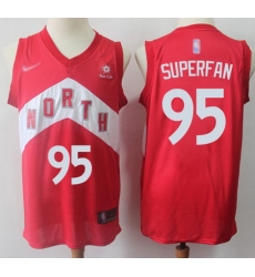 Raptors  2395 Superfan Red Basketball Swingman Earned Edition Jersey