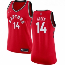 Womens Nike Toronto Raptors 14 Danny Green Swingman Red NBA Jersey Icon Edition 