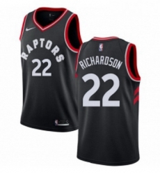 Womens Nike Toronto Raptors 22 Malachi Richardson Swingman Black NBA Jersey Statement Edition 
