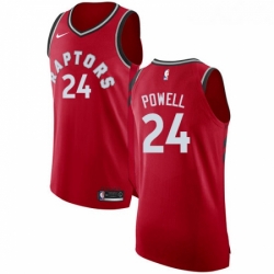 Youth Nike Toronto Raptors 24 Norman Powell Authentic Red Road NBA Jersey Icon Edition 