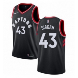 Youth Nike Toronto Raptors 43 Pascal Siakam Swingman Black Alternate NBA Jersey Statement Edition